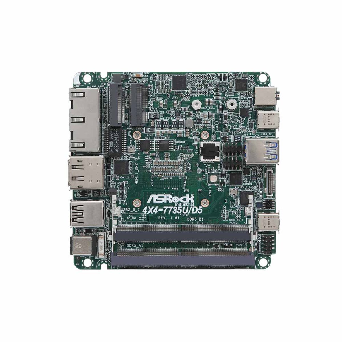 ASRock Industrial 4X4 7000/D5 Motherboard Series AMD Ryzen 7000U 4×4 Embedded Motherboards