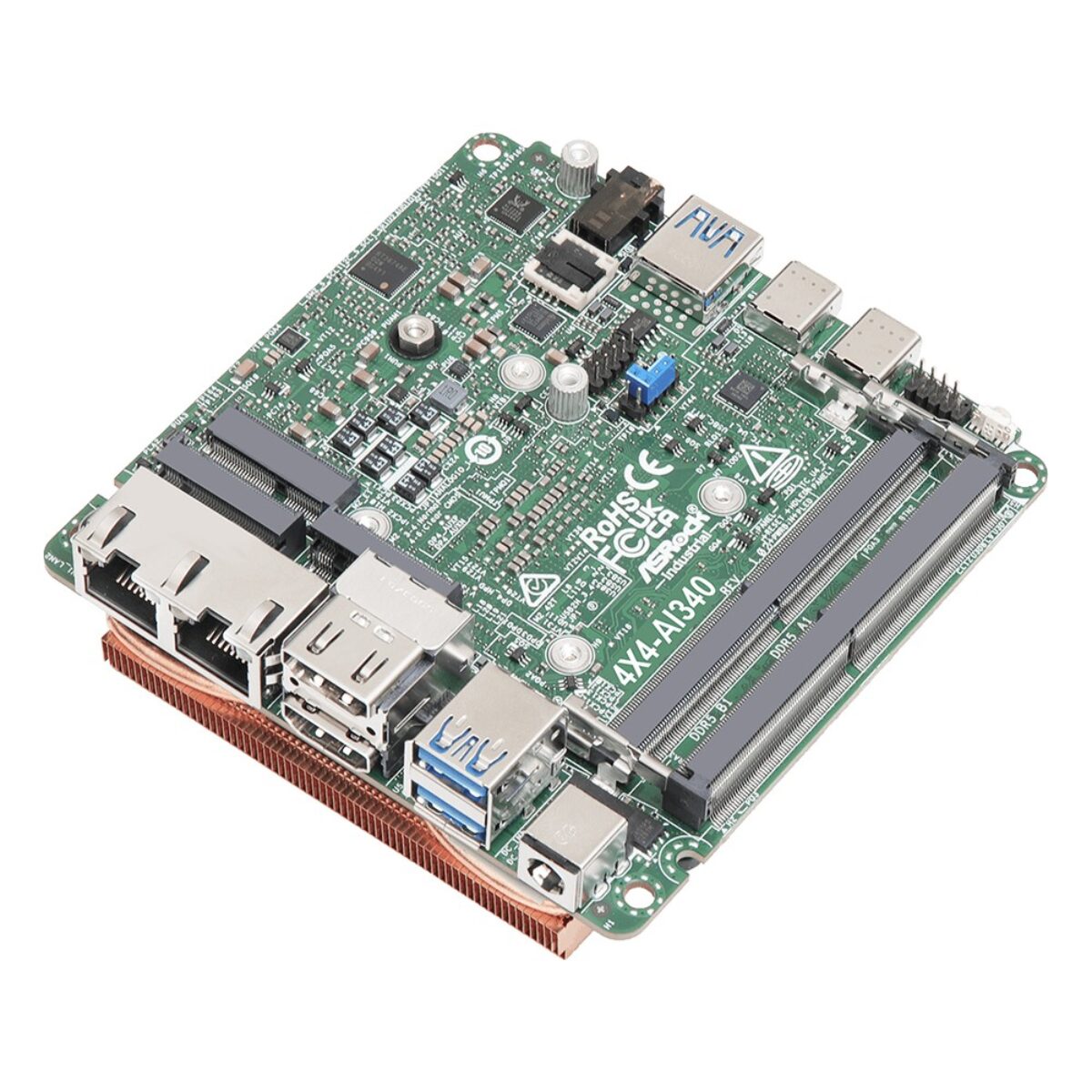 ASRock Industrial 4X4-AI340 angled view