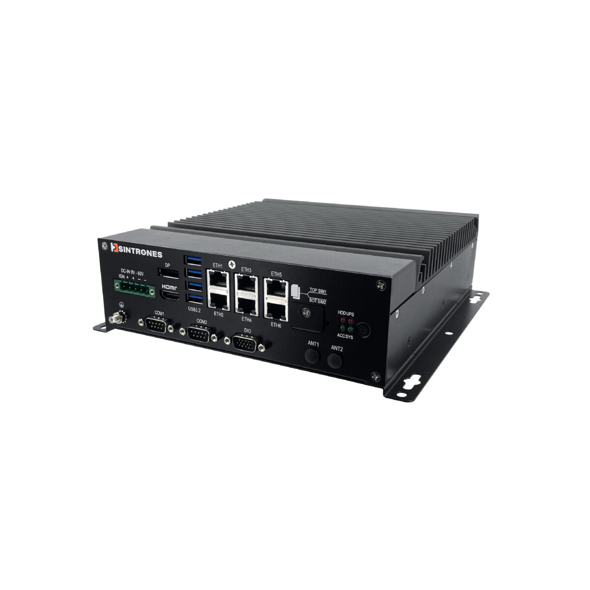 Sintrones ABOX-5222 Intel Core Series 2 Rugged Fanless PCs with 6x 2.5GbE