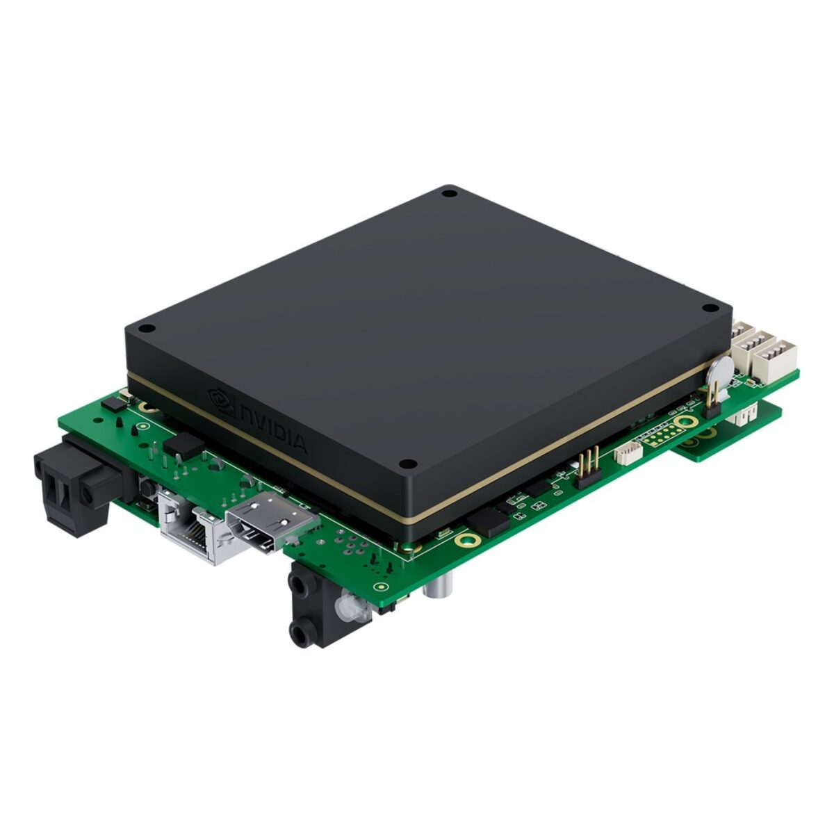 Yuan ARC6N0 T5X Jetson carrier board, angled view