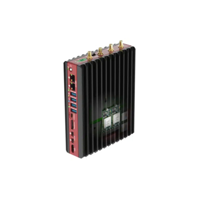 BEDROCK R7000 EDGE AI AMD Ryzen 7 7840U Edge AI Box PC with Hailo-8 Accelerator and DIN Mount