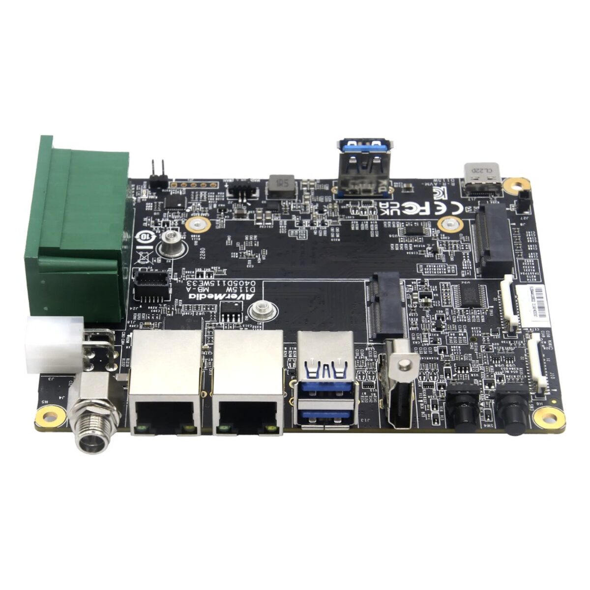 AVerMedia D115W NVIDIA Jetson carrier board, angled top view