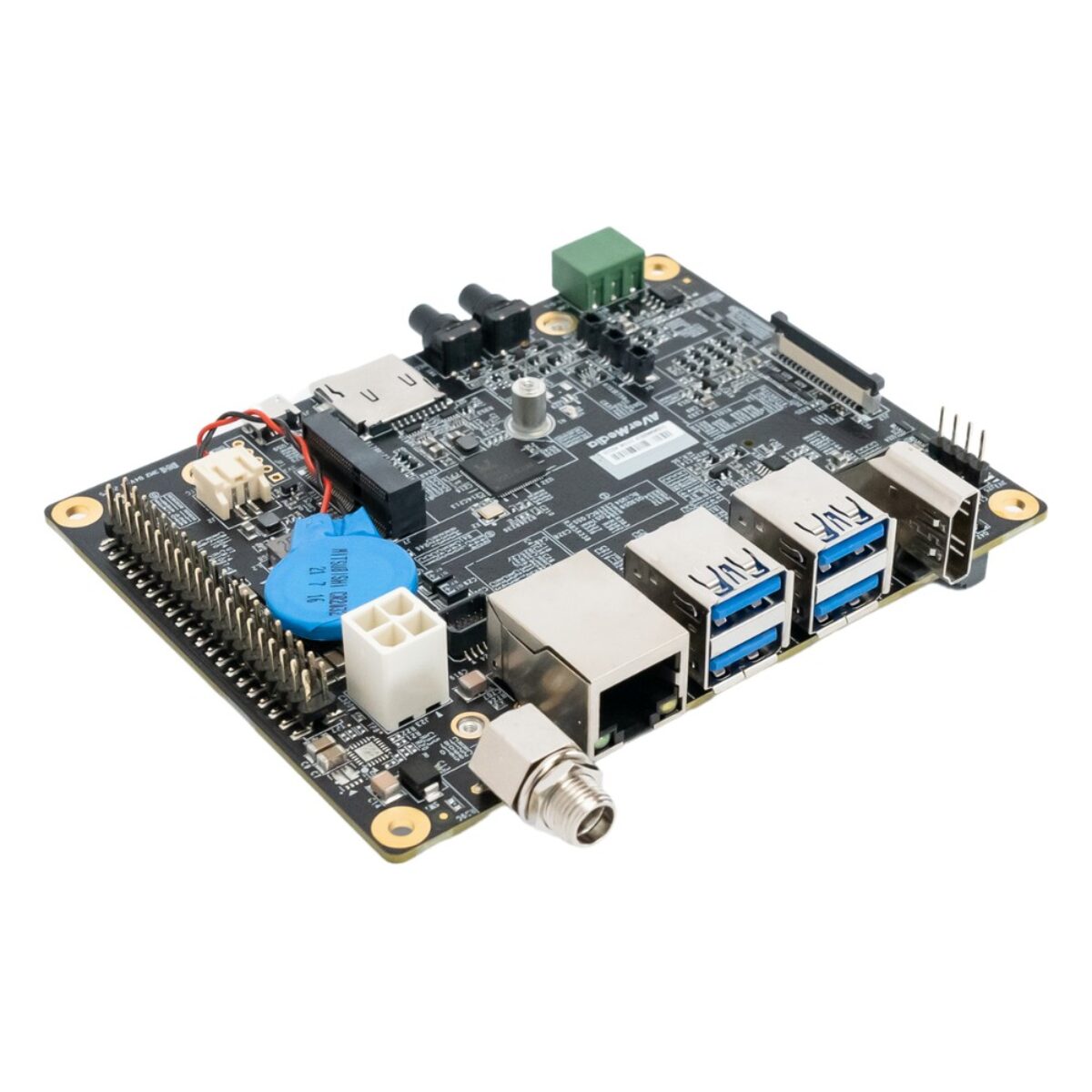 AVerMedia D131 NVIDIA Jetson carrier board, angled top view