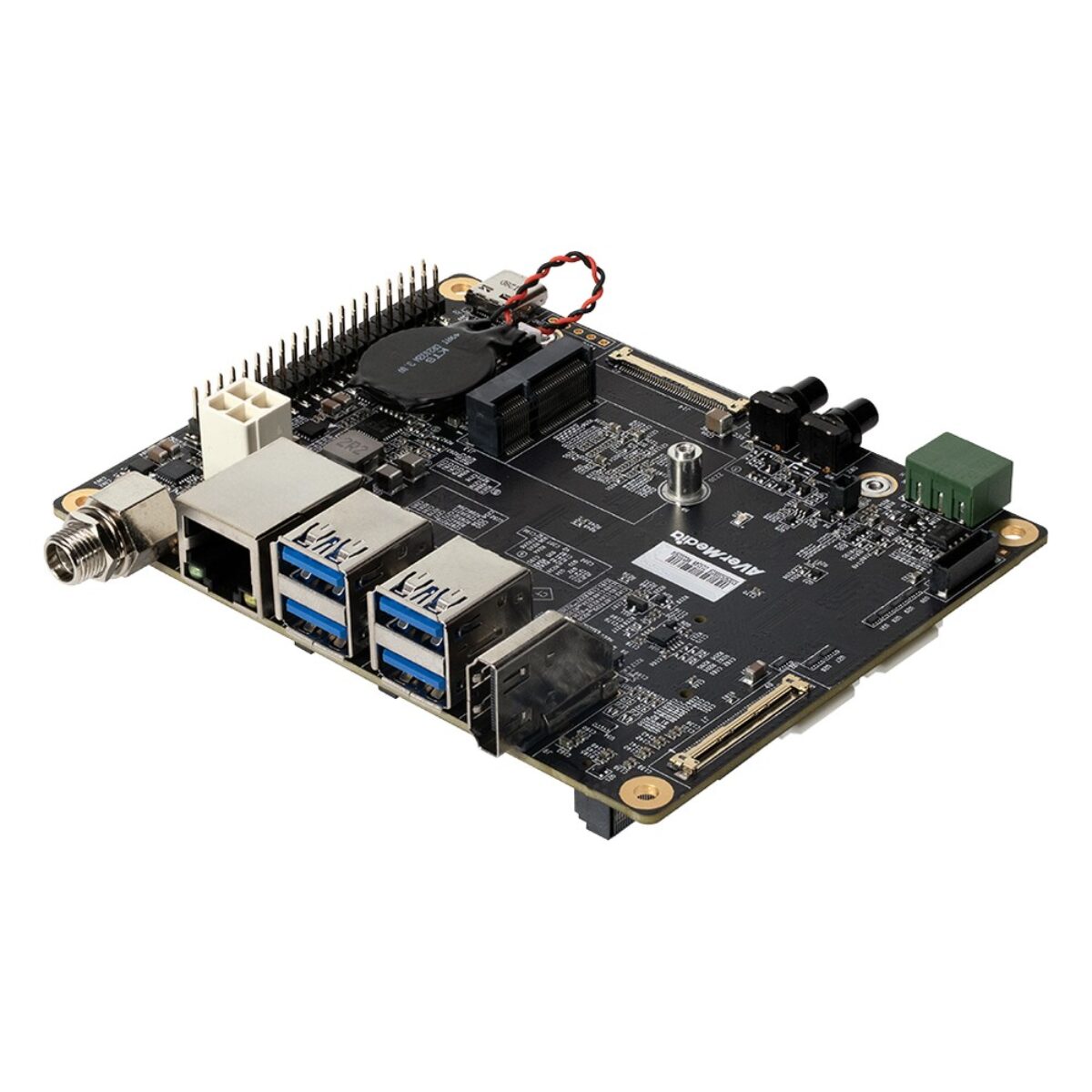 AVerMedia D131S NVIDIA Jetson carrier board, angled top view
