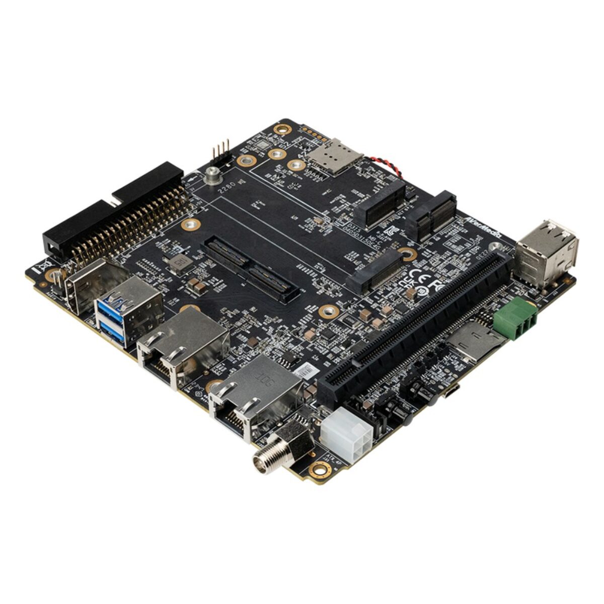 AVerMedia D315-1 NVIDIA Jetson AGX Orin carrier board, angled top view