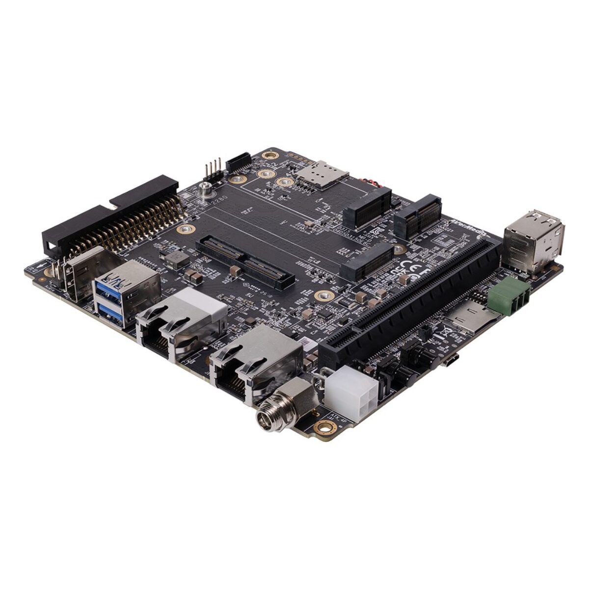 AVerMedia D315-2 NVIDIA Jetson AGX Orin carrier board, angled top view