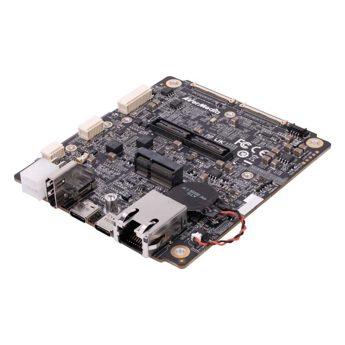 AVerMedia D317 NVIDIA Jetson carrier board, angled top view