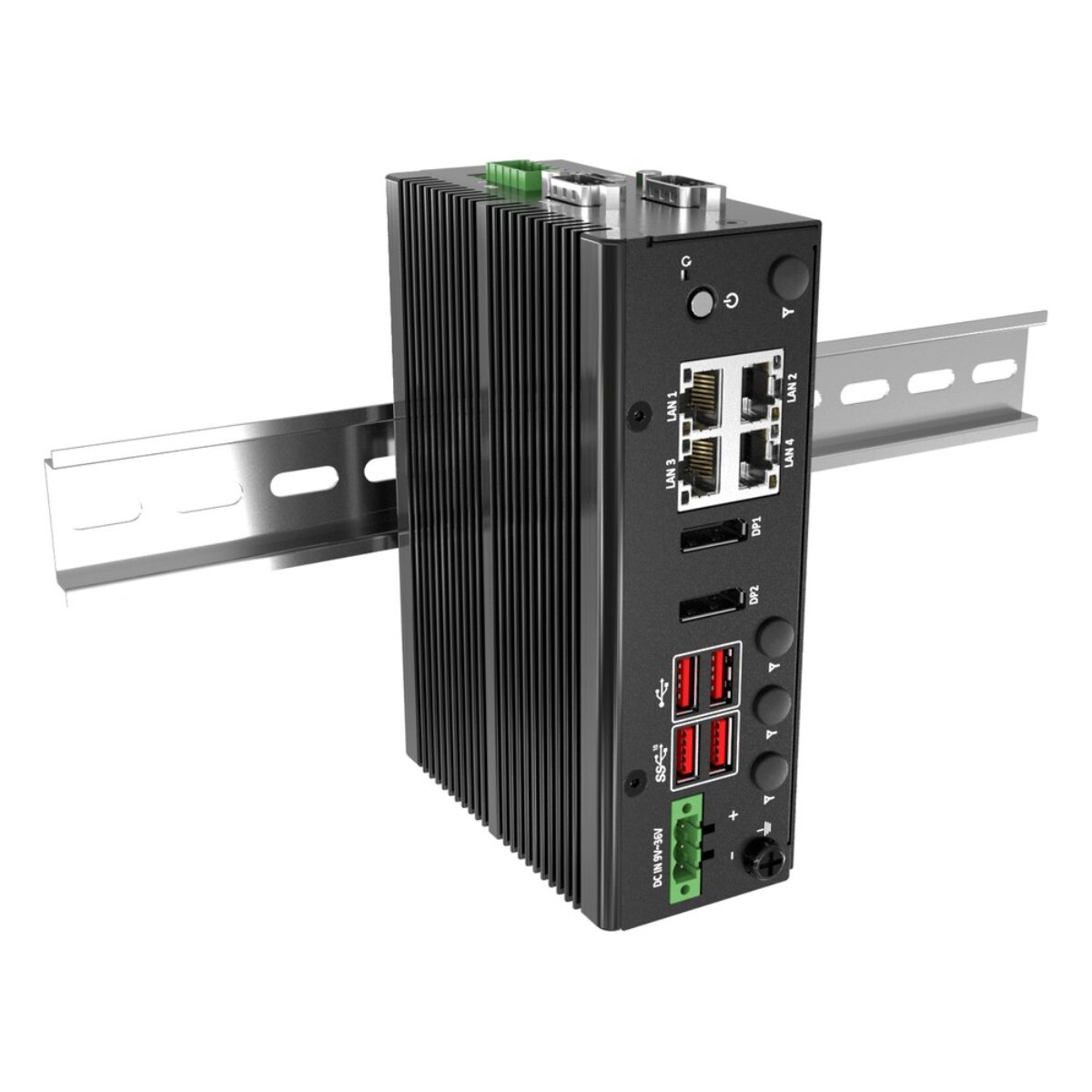 Premio DCO-1000-ASL DIN-rail industrial PC, product photo