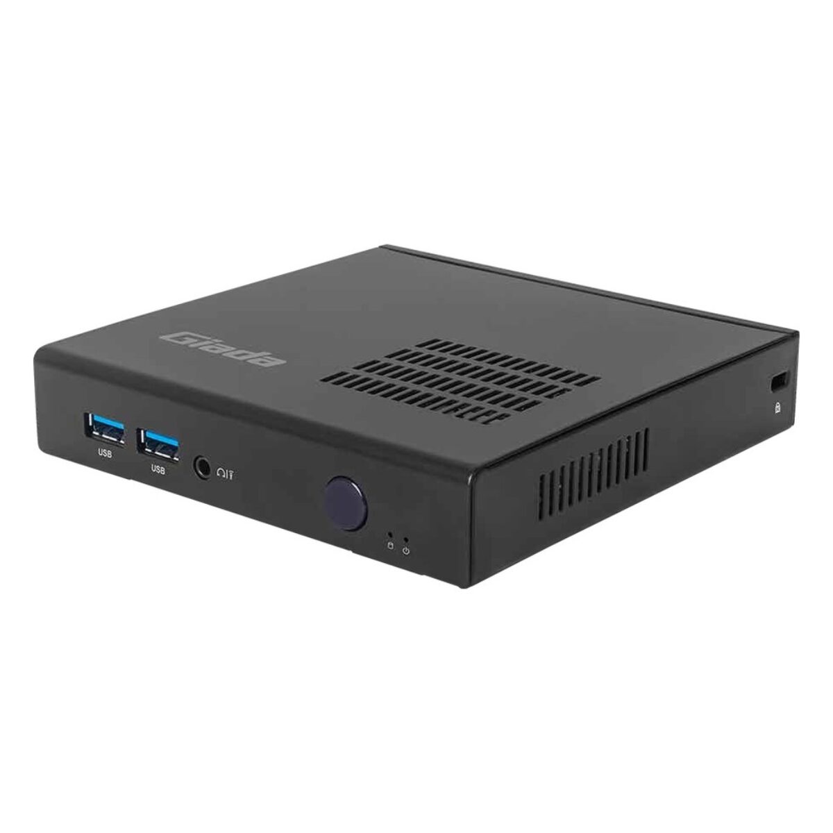 Giada DK310 digital signage box, angled front view