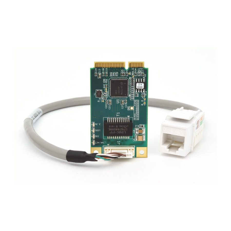 DS-MPE-GE210 Rugged Gigabit Ethernet Mini PCIe Module