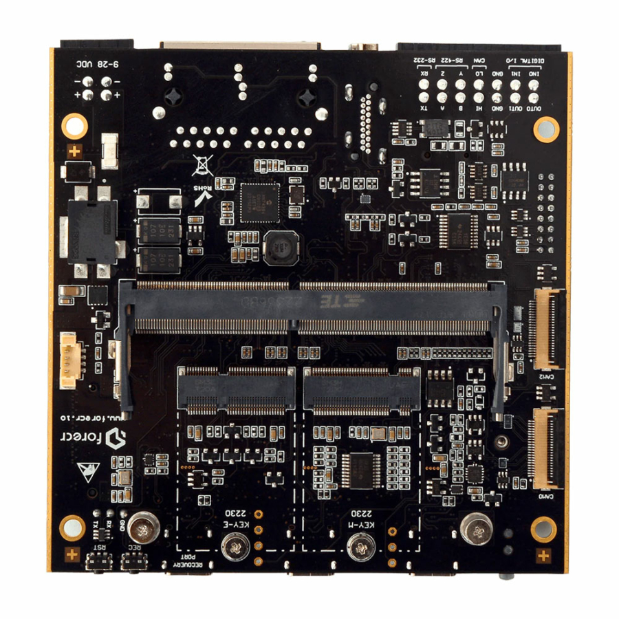 DSBOARD-ORNX-LAN Compact NVIDIA Jetson Embedded Dual Ethernet Orin Nano Carrier Board
