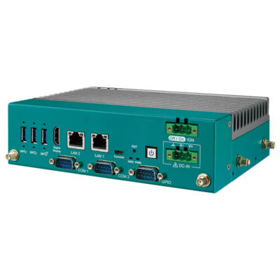 EAC-6000 NVIDIA Jetson Orin NX 16GB Fanless Mini Industrial PC with DIN Mount