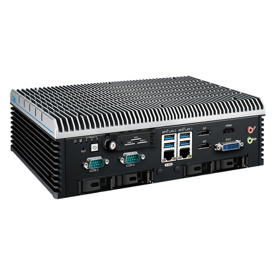 ECX-3000 Intel Core Alder Lake Fanless Box PC with 2.5 Gigabit Ethernet