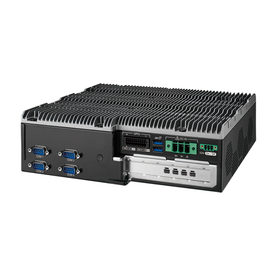 ECX-3000 PEG Fanless 13th Gen Intel Core Low Profile GPU Computer