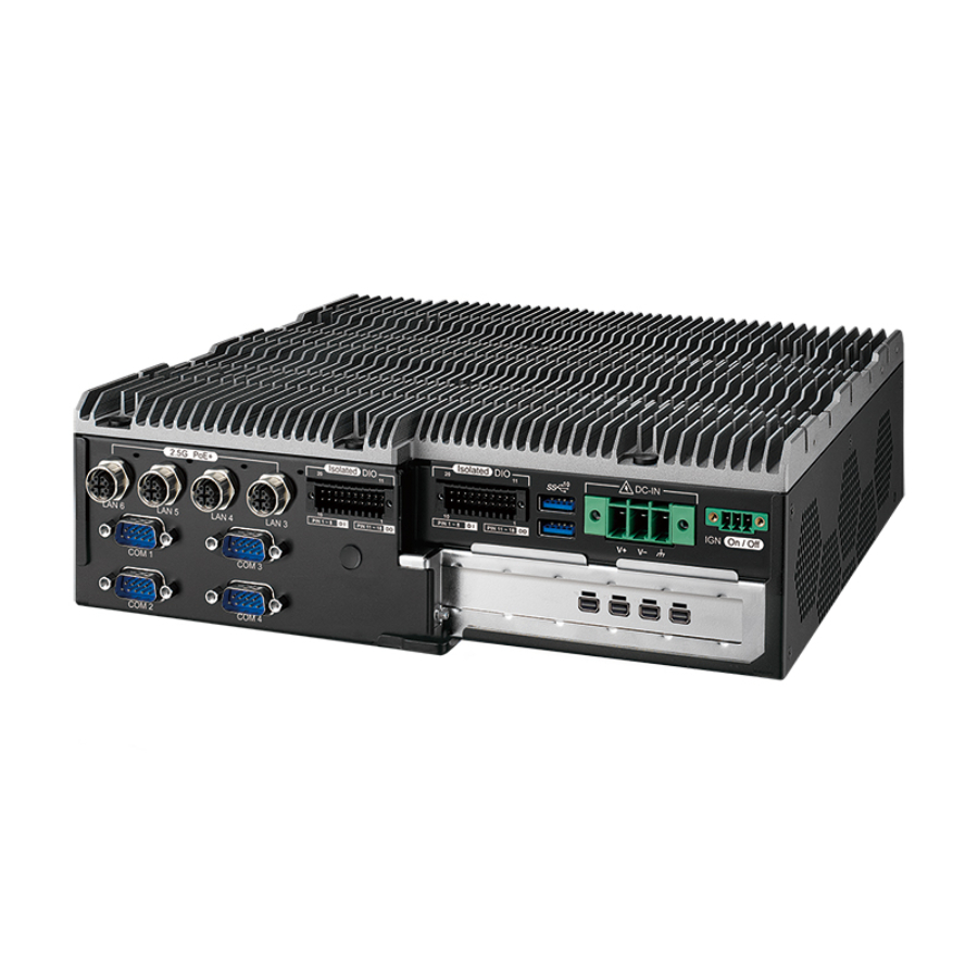 ECX-3000 PEG Rugged AI Computer with M12 2.5G PoE+