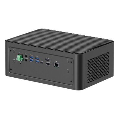 EDG6N0-S T5X NVIDIA Jetson Thor T5000/T4000 Edge AI Box PC with QSFP28, 5GbE and Dual 4K Displays