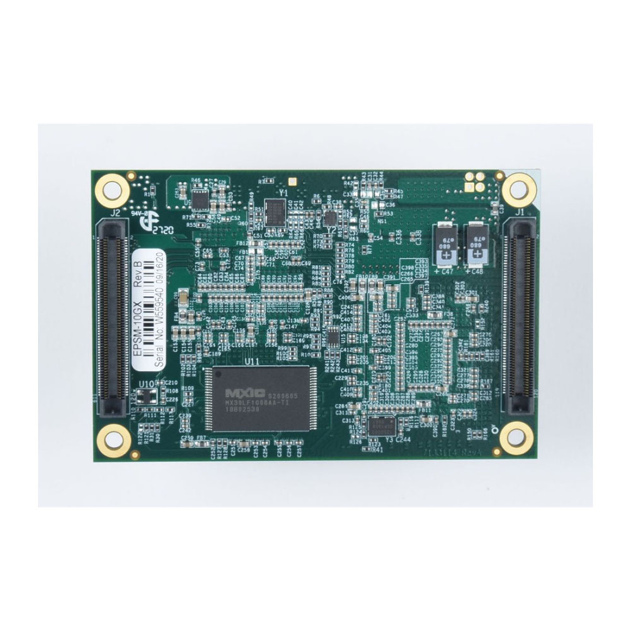 EPSM-10GX Mini COM Express 26 Port Managed Layer 2 Ethernet Switch Module