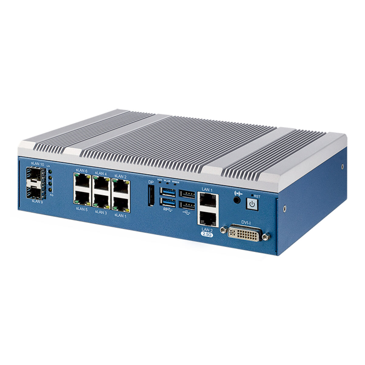 Vecow ESP-1000 Intel Atom x6425RE Fanless Industrial Edge Computer with Integrated LAN and SFP Switch