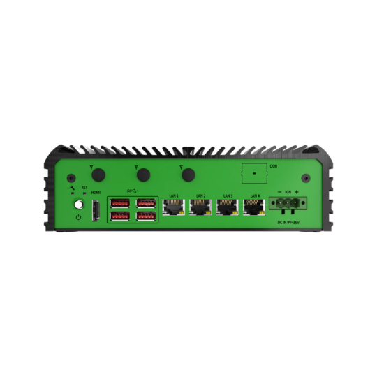 Four PoE Ports Connecting Smart IIoT Devices