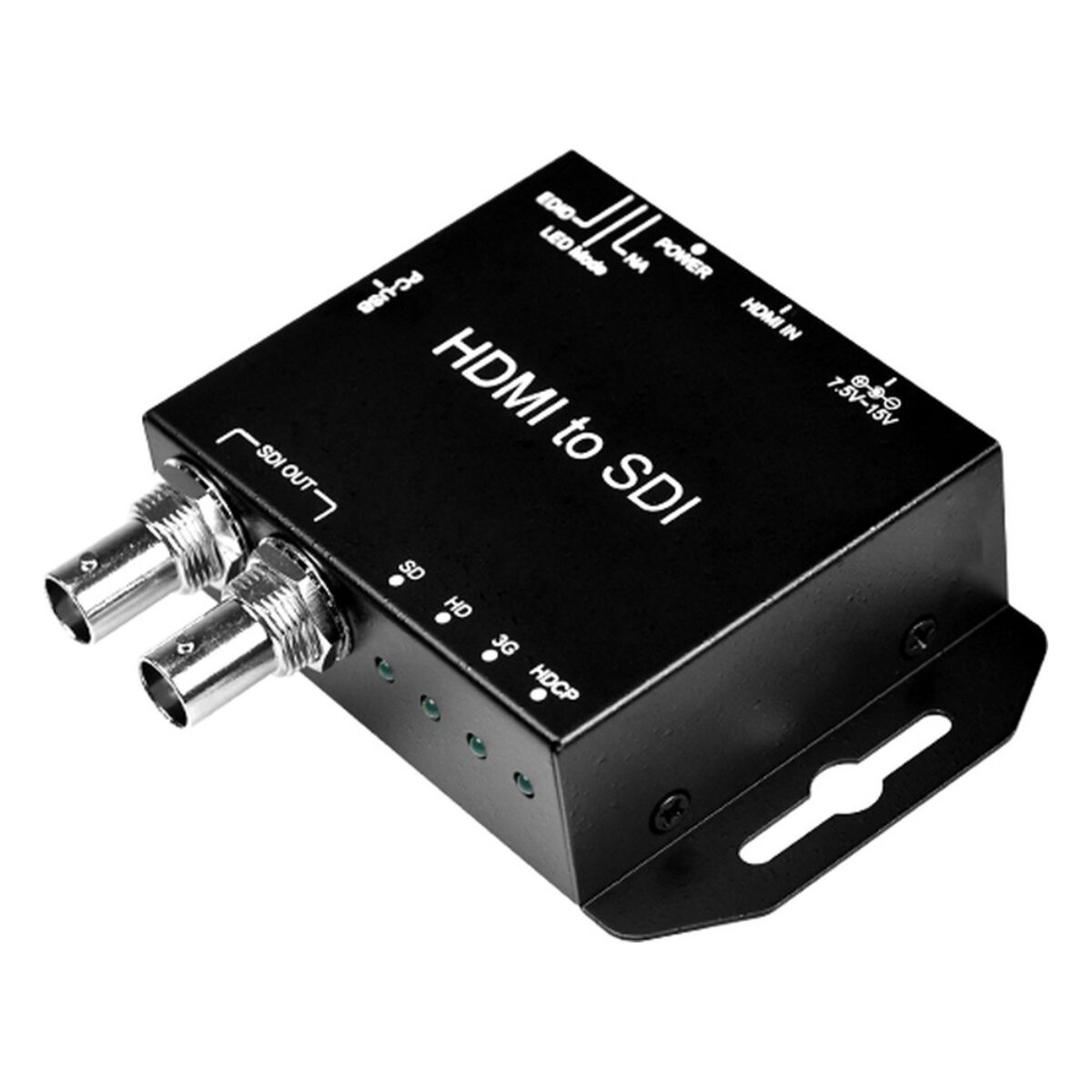 Yuan HDMI to SDI HDMI to SDI converter, angled view