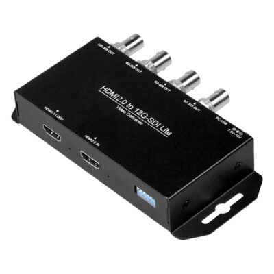 HDMI2.0 to 12G-QSDI HDMI to SDI Converter with 12G-SDI and Quad-Link Outputs and HDMI 2.0 Loop-Out