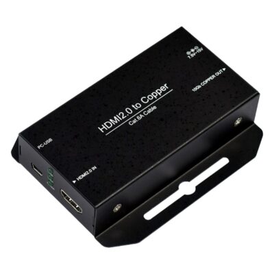 HDMI2.0 to Copper HDMI Extender over Copper with HDMI 2.0 Input and 10G Cat6A Output at 4K60