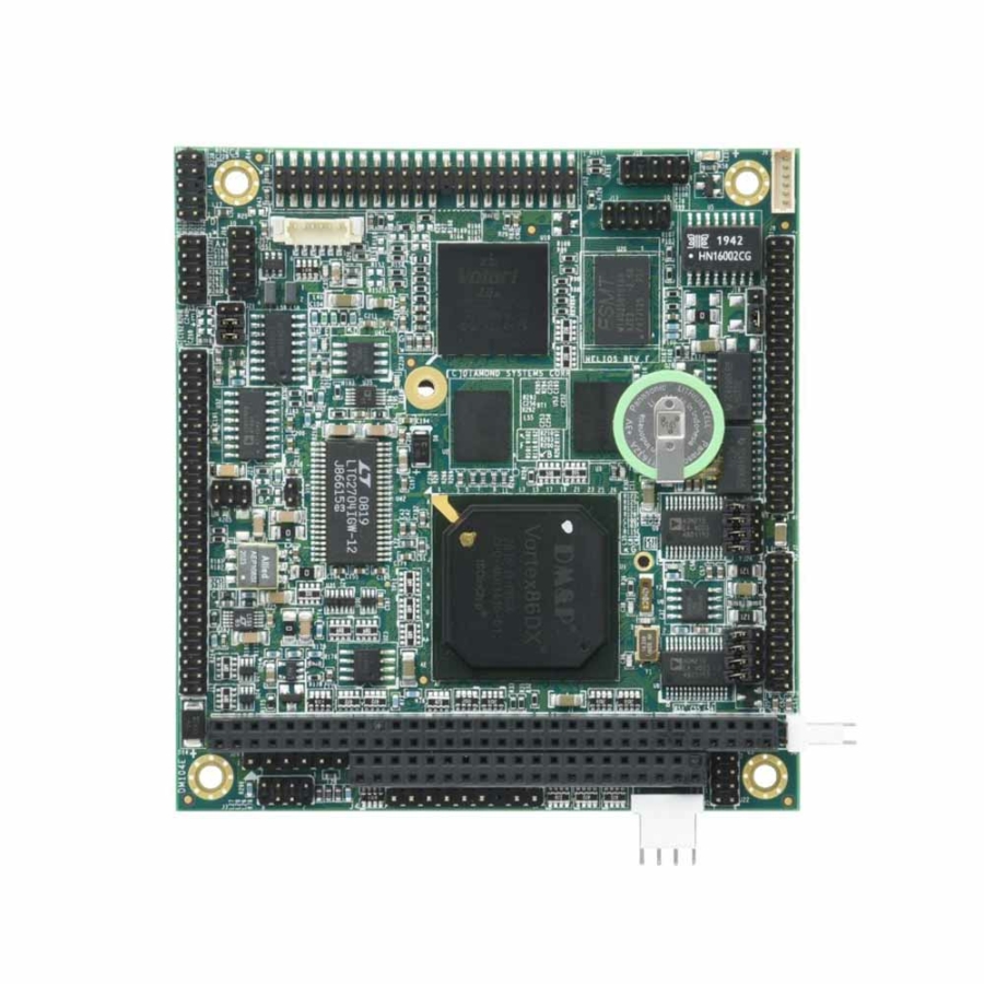 HELIOS Low Power PC/104 SBC with x86 Vortex86DX CPU and Analog/Digital DAQ