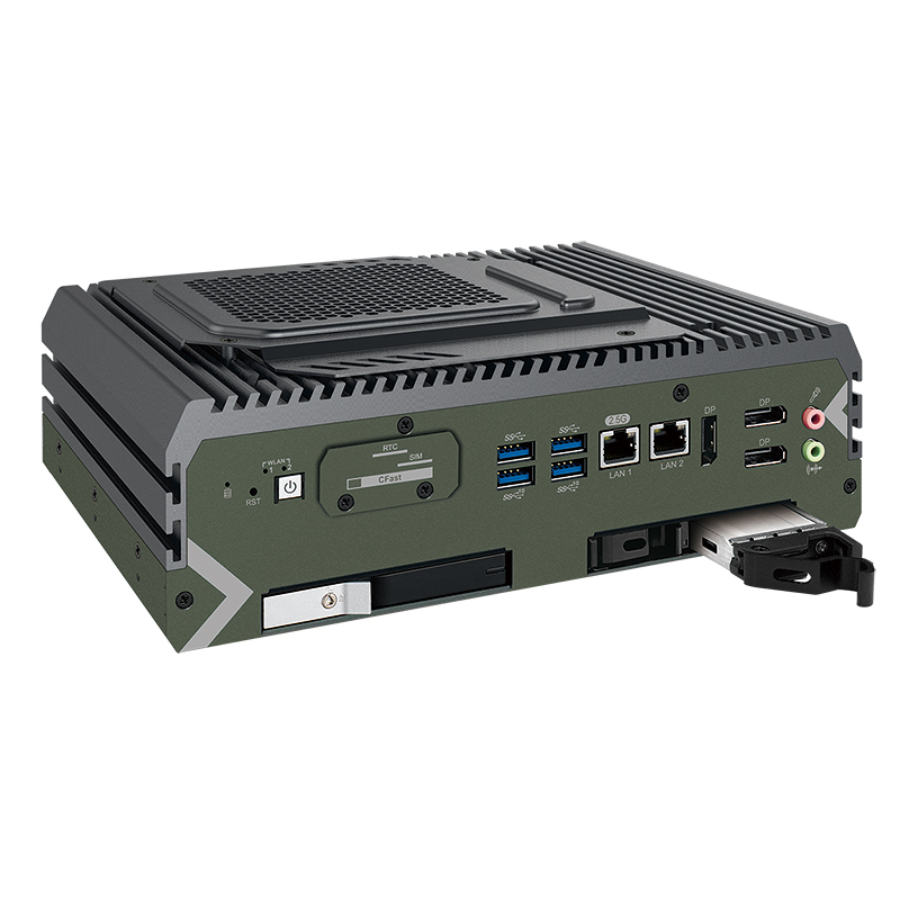 HPS-1000 AMD Ryzen Rugged Vision PC with Dual PoE Ports