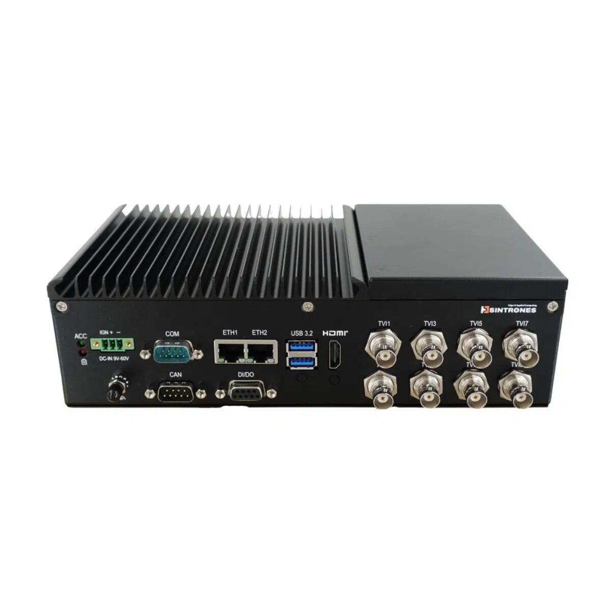 Sintrones IBOX-601-TVI8 NVIDIA Jetson Orin Industrial AI PCs with Analog TVI Camera Inputs