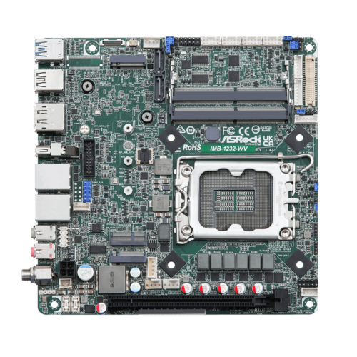 IMB-1232-WV Intel 12th Gen Industrial Mini-ITX Motherboard with H610 Chipset