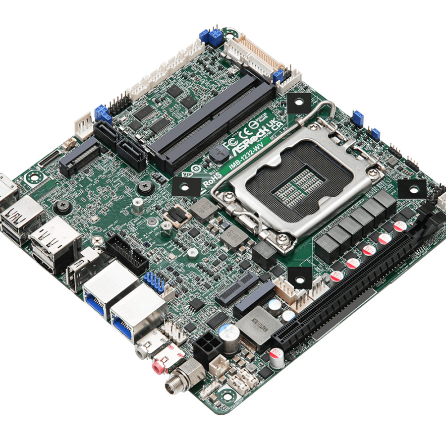IMB-1232-WV Intel 12th Gen Industrial Mini-ITX Motherboard with H610 Chipset