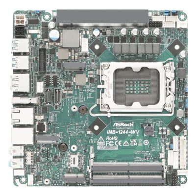 IMB-1244-WV Intel Bartlett Lake-S and 12th to 14th Gen Core Q670 Mini-ITX Embedded Motherboard with 12-28V DC Input and vPro