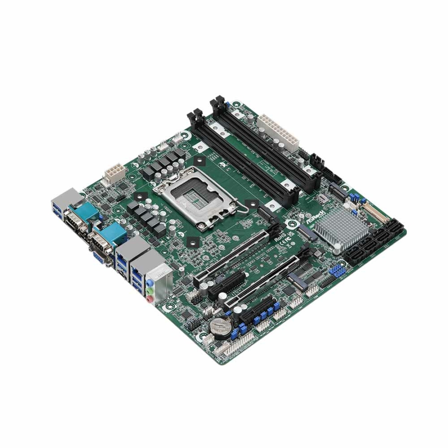 IMB-1314 Raptor Lake-S Industrial Micro-ATX Motherboard with Q670 Chipset and 2.5GbE LAN