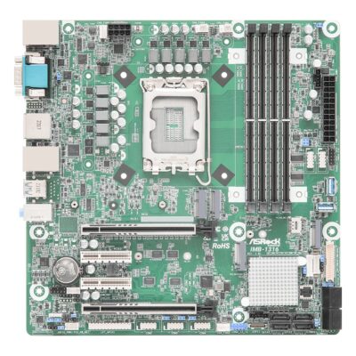 IMB-1316 Intel Bartlett Lake-S and 12th to 14th Gen Core Q670 Micro-ATX Motherboard with vPro, Quad Display and 6x COM