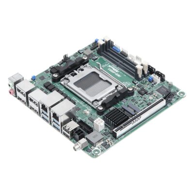 IMB-A1003 AMD EPYC 4005 and Ryzen 9000 AM5 Mini-ITX Motherboard with ECC and 12-28V DC Input