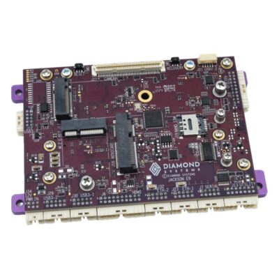 JACKSON-ER NVIDIA Jetson Orin Nano 8GB Rugged Mini Carrier Board with 16 GPIO, Latching I/O and Wide Temperature