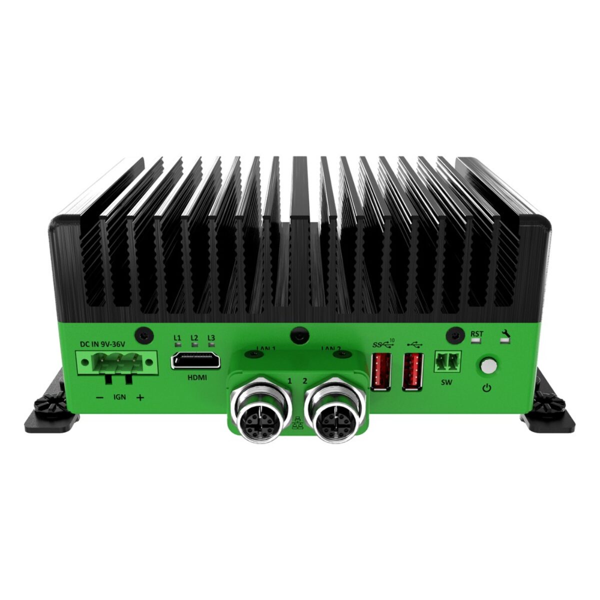 Premio JCO-1000-ORN-C-2M12 fanless embedded computer, product photo