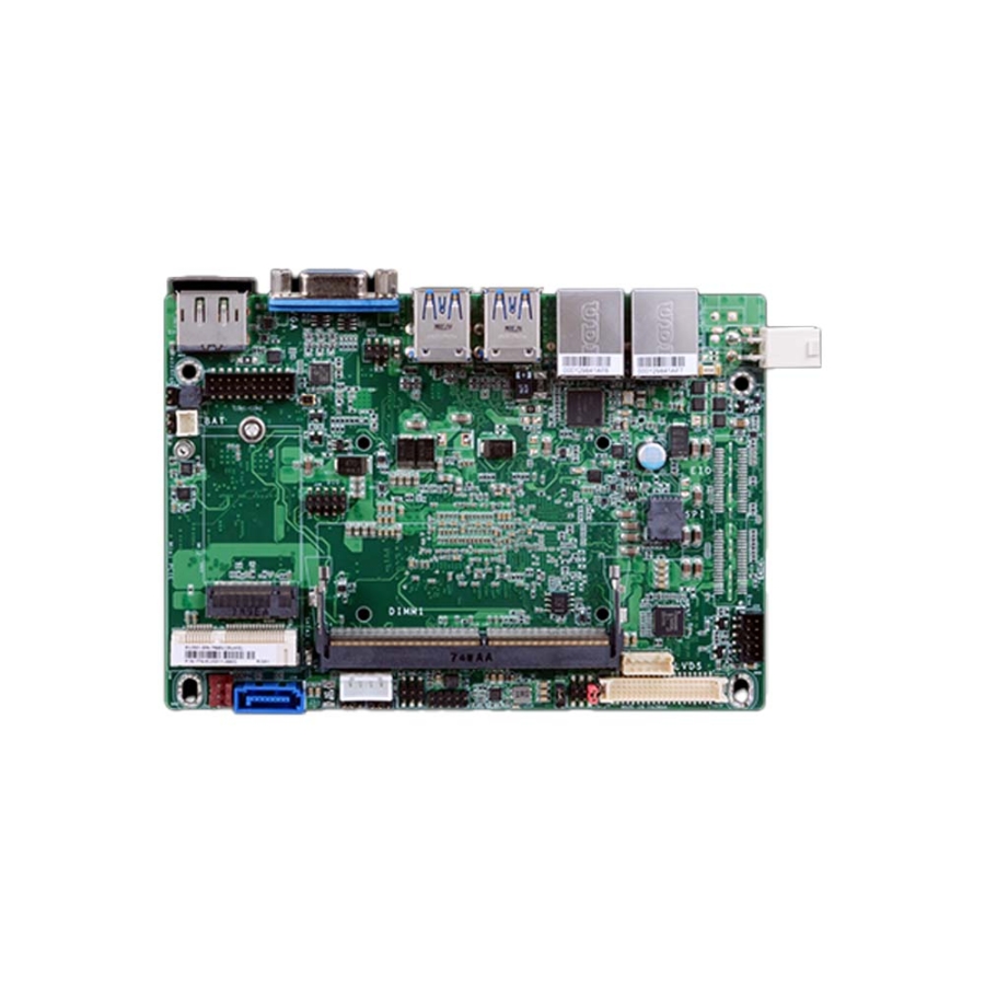 KU551 3.5 Inch Intel Core i3-7100U Wide Temperature Motherboard