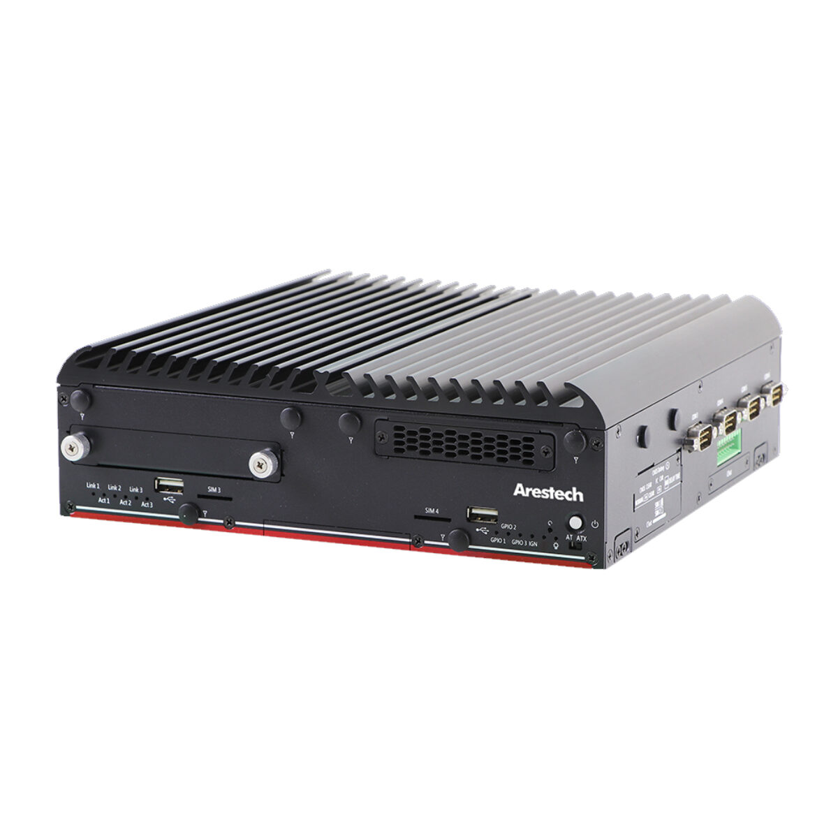 Arestech MERA-3100 8th/9th Gen Intel Core Extended Temperature Fanless Industrial PCs with 6x COM
