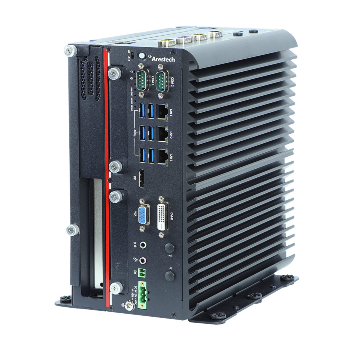 Arestech MEVA-3111P/E 8th/9th Gen Intel Core Rugged Machine Vision PCs with One Expansion Slot