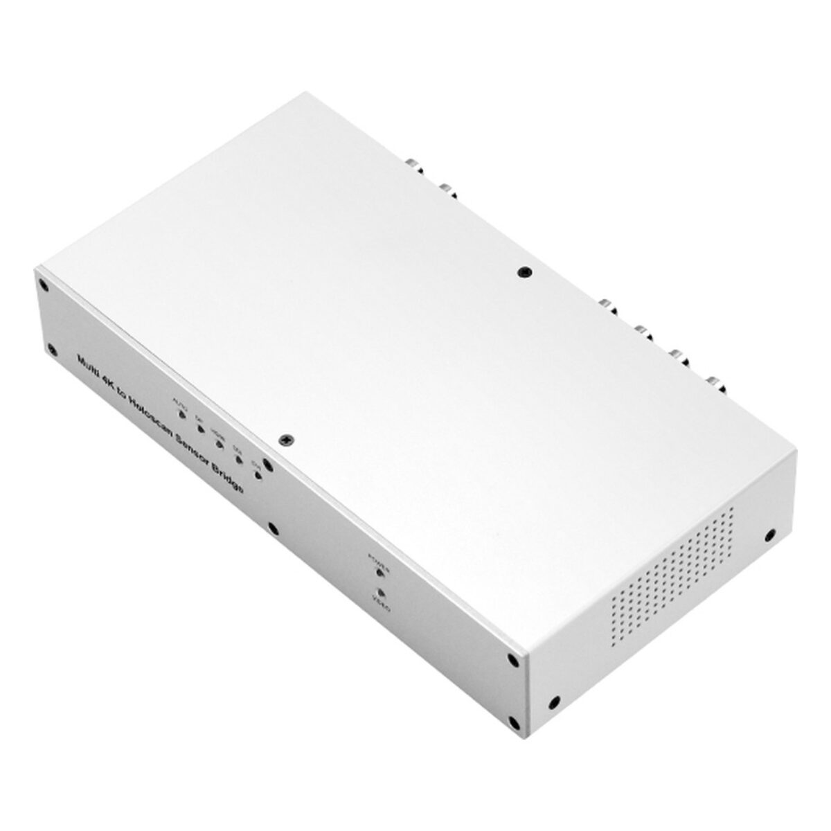 Yuan Multi 4K to Holoscan Sensor Bridge Holoscan sensor bridge, angled view
