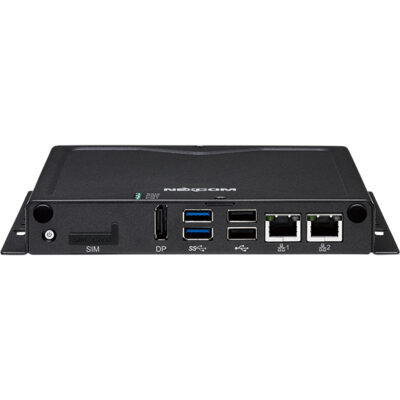 NISE 51 Intel Celeron N3350 Low-Profile IoT Gateway with Dual GbE and 3x COM