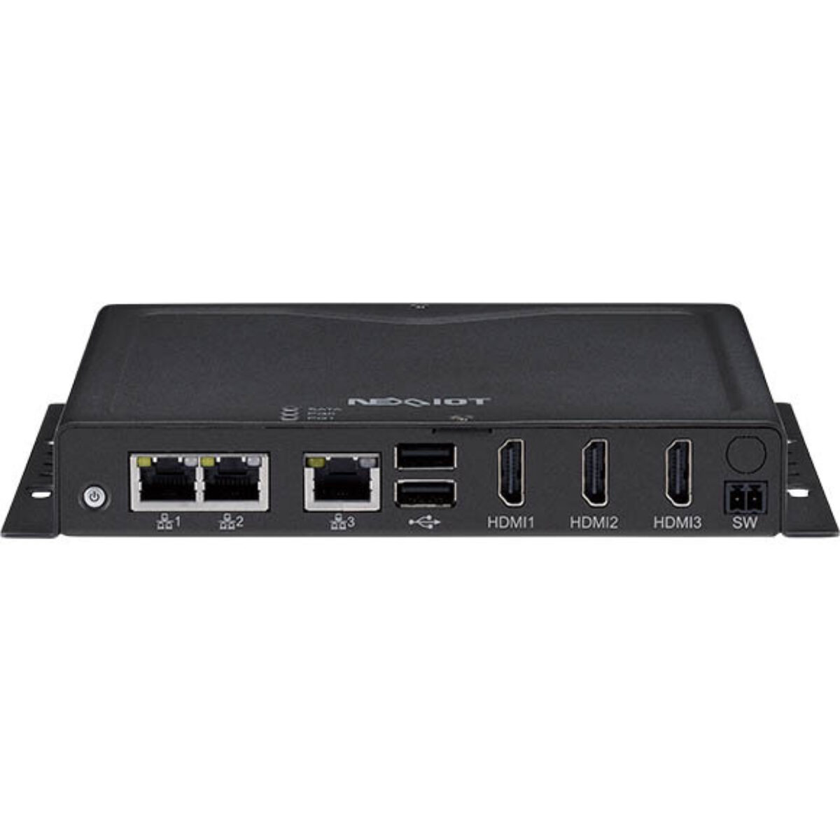Nexcom NISE 52-A01 Intel Celeron J3455 Industrial Mini PC with 3x GbE, 3x HDMI and 6x USB 3.0
