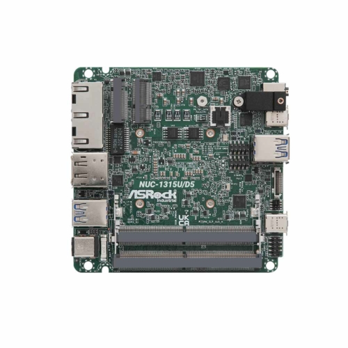 NUC 1300/D5 Motherboard Series Industrial Intel Core Raptor Lake i3-1315U NUC Motherboard with DDR5 Memory