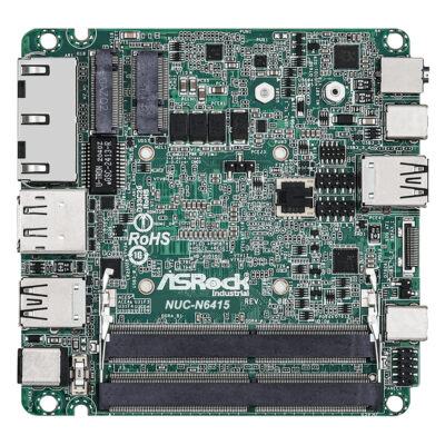 NUC-N6415 4×4 Motherboard with Quad-Core Intel Elkhart Lake N6415 and Dual 4K Display