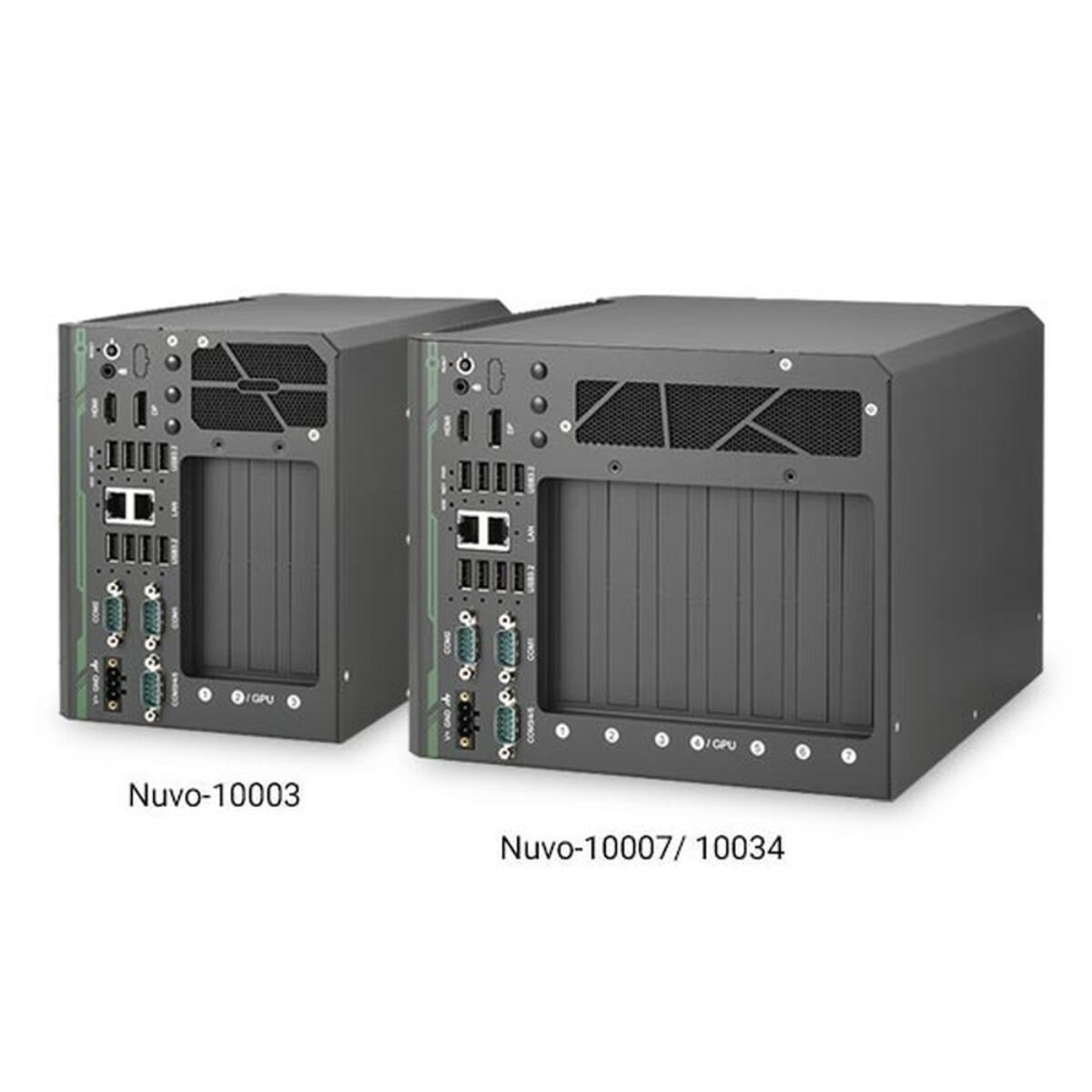 Neousys Nuvo-10000 Intel 14th/13th/12th Gen Core Expansion Box PCs with up to 7 Slots