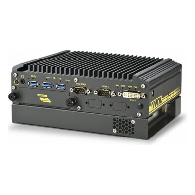 Nuvo-2610VTC Quad-Core Intel Atom x6425E Rugged Fanless PC with 4x M12 PoE+ and PCIe Cassette