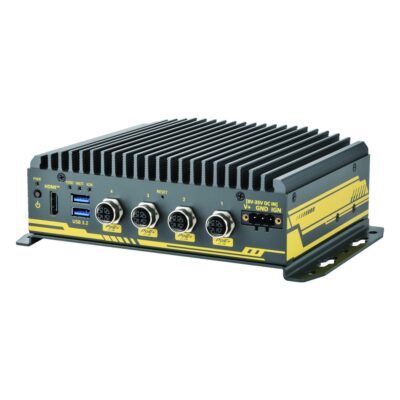 Nuvo-2860VTC Intel Atom x7425E Vehicle PC with 4x M12 GbE, Isolated CAN Bus and Ignition Control