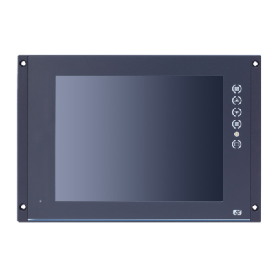 P710 10.4″ Resistive Touch Railway Monitor with 500 Nit XGA LCD and M12 Power