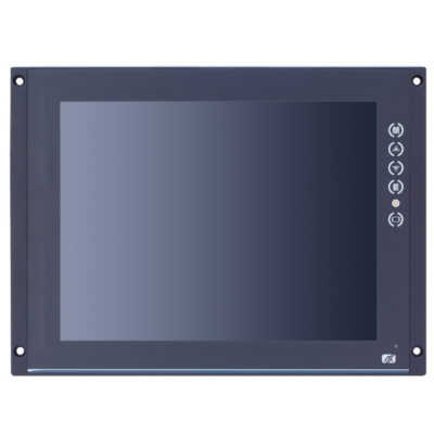 P712 12.1″ Resistive Touch Railway Monitor with 600 Nit XGA LCD and M12 Power